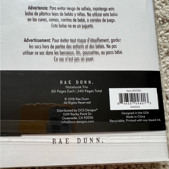 Rae Dunn notebooks - Picture 3 of 3